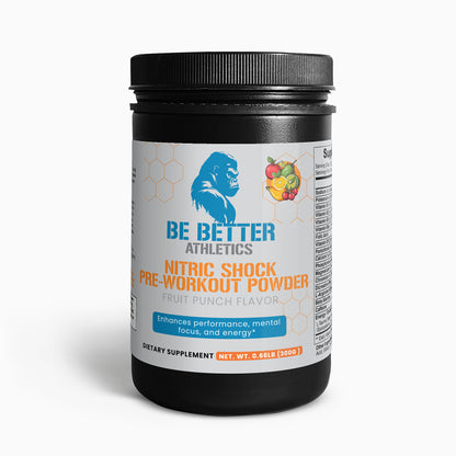 Nitric Shock Pre-Workout Powder (Fruit Punch)
