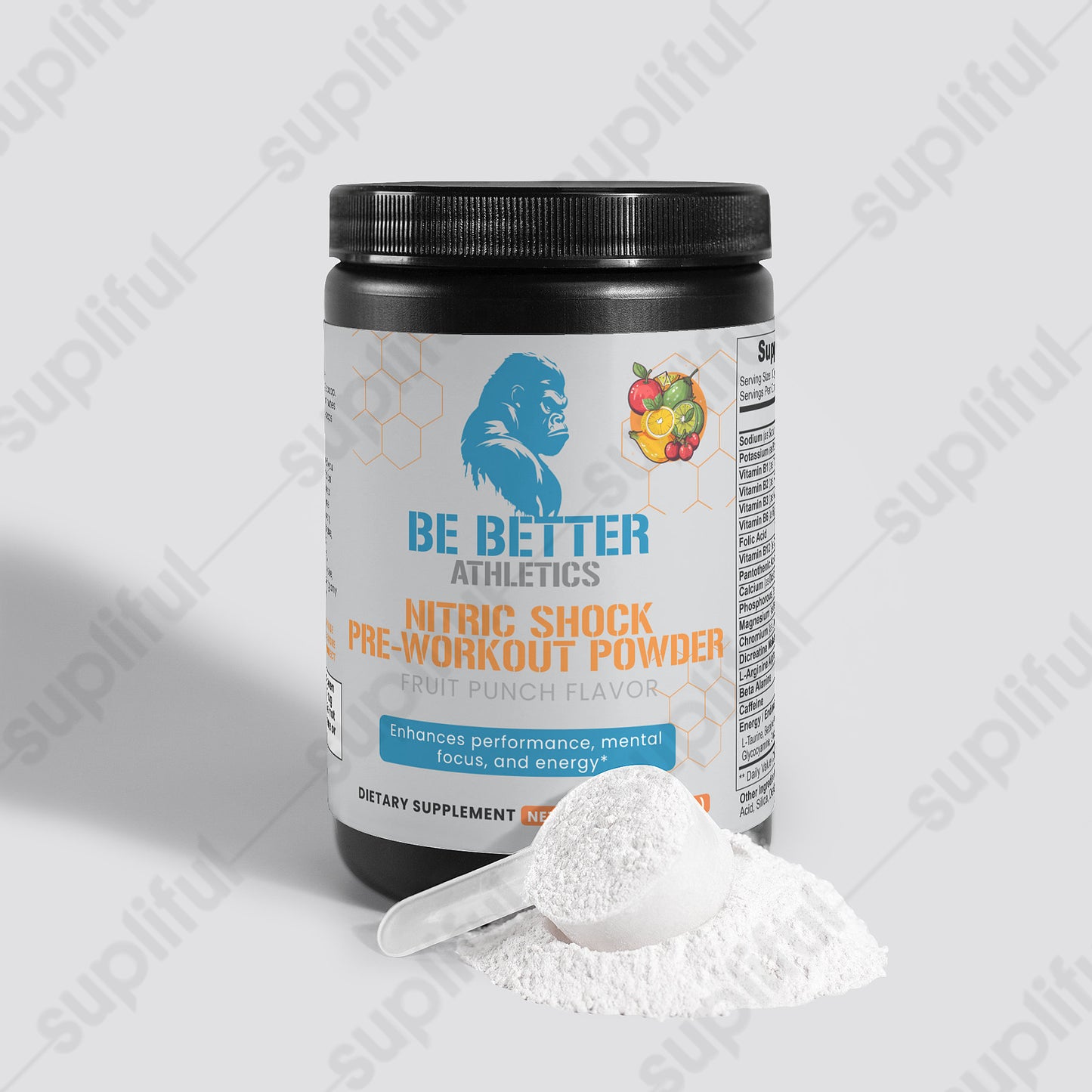 Nitric Shock Pre-Workout Powder (Fruit Punch)