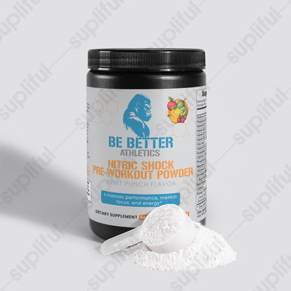 Nitric Shock Pre-Workout Powder (Fruit Punch)